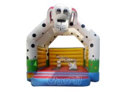 château gonflable dalmatien