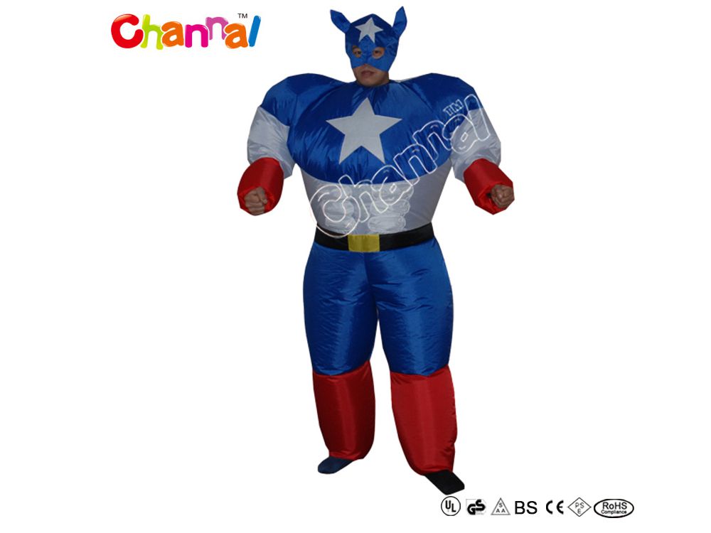 costume captain america gonflable déguisement pas cher a vendre