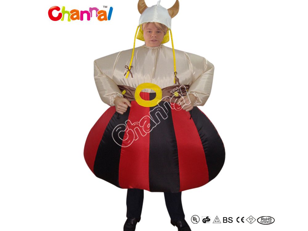 costume déguisement gaulois obelix gonflable pas cher a vendre