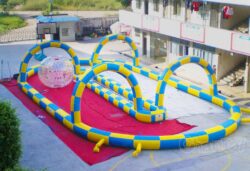 piste de course zorb ball