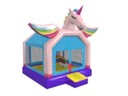 licorne arc-en-ciel château gonflable a vendre