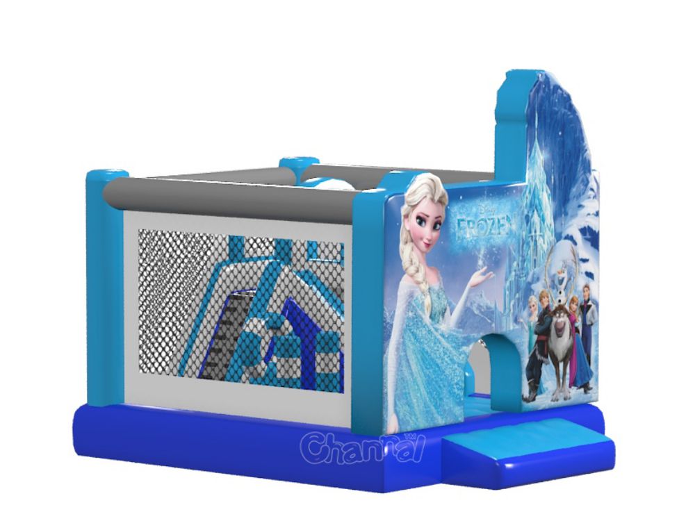 chateau gonflable elsa frozen avec toboggan pas cher