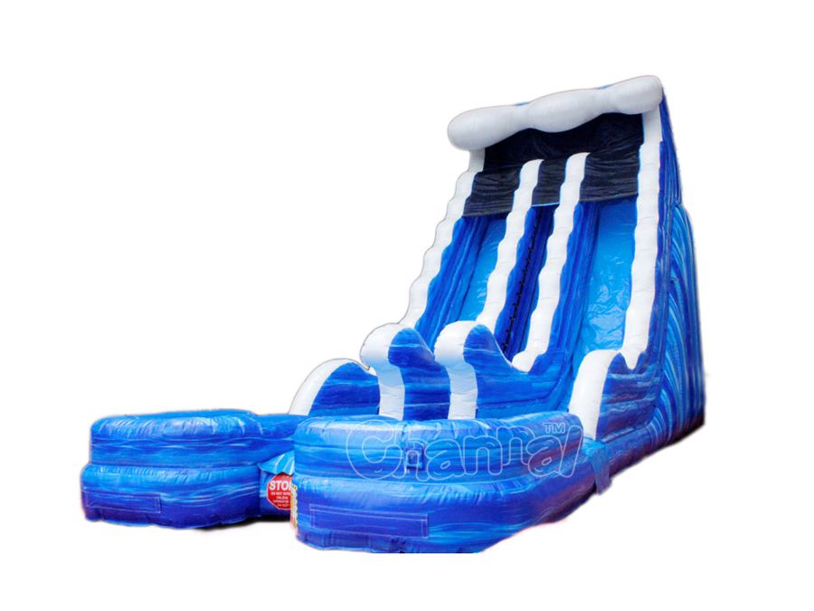 toboggan aquatique double avec piscine pas cher