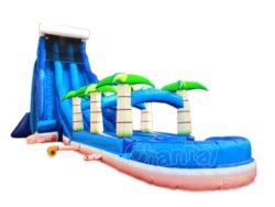 toboggan aquatique vague tropical a vendre